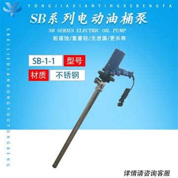 不銹鋼電動抽液泵